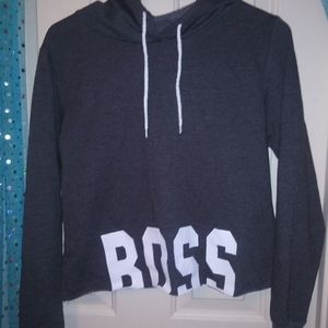 Long sleeve crop top